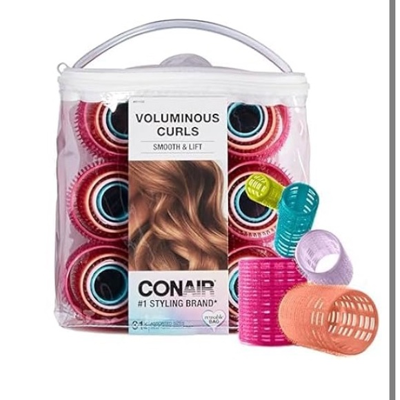 {Conair} Self Grip Hair Rollers, Heatless Curls, Assorted Sizes - 31 Count, NEW - Picture 7 of 7